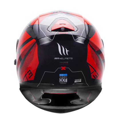 MT Tunder 3 Xerte Helmet-Gloss Red