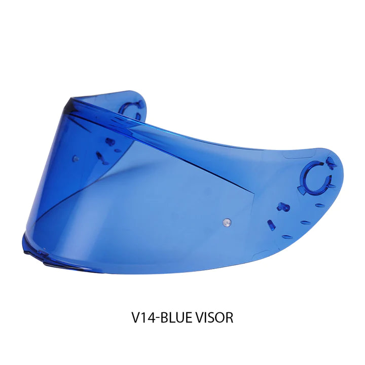 MT – V14 Pin-Lock Ready Blue HD Visor