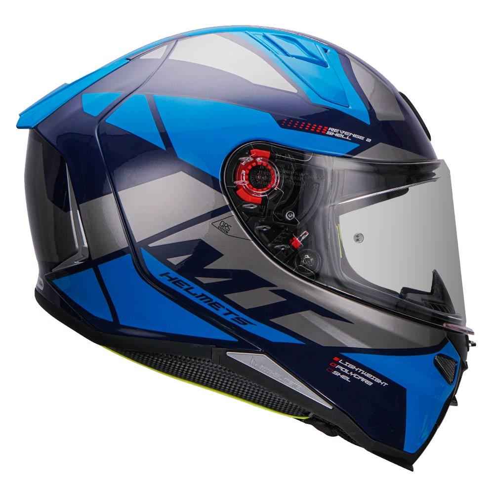 MT Helmet Revenge 2 Scalpel Blue Helmet