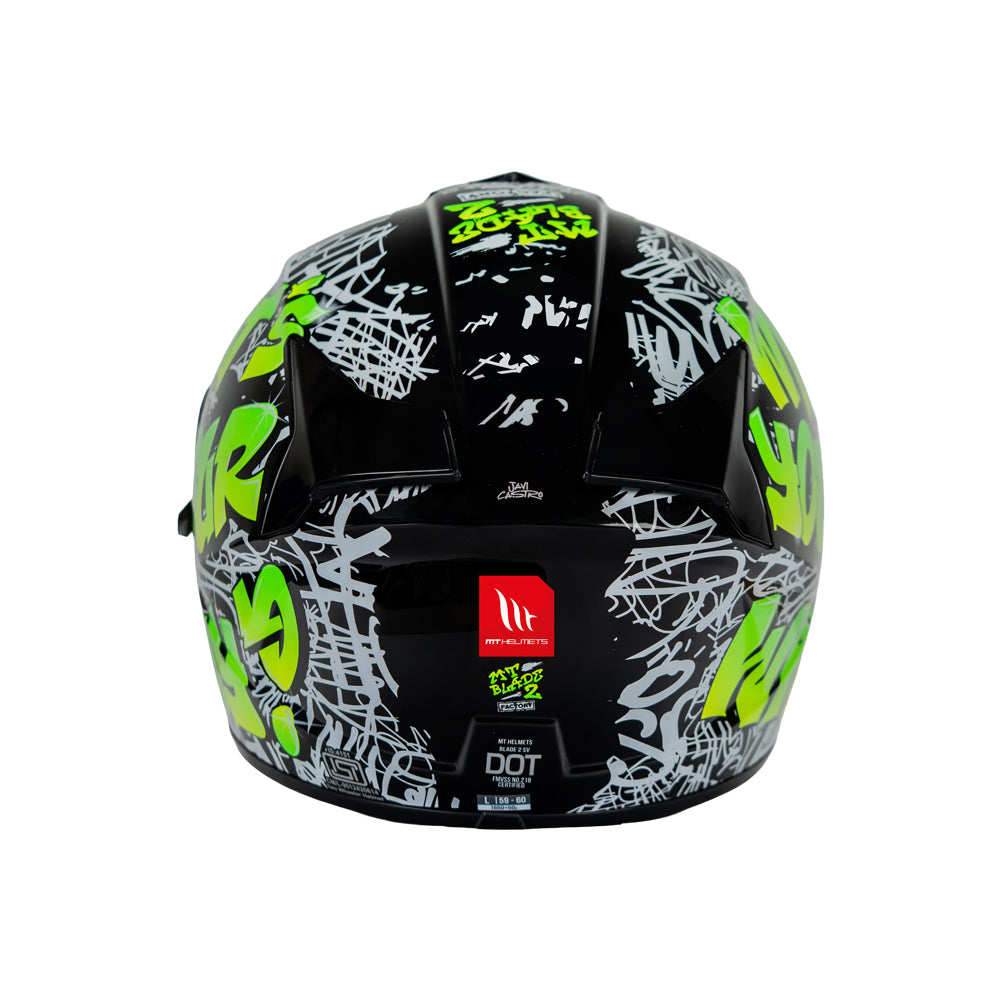 MT Blade 2 SV Factory A6 Motorcycle Riding Helmet (Fluor Gloss)