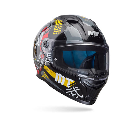 MT Helmets Stinger 2 KRT B13 Motorcycle Riding Helmet with Micrometric Closure (Gloss)