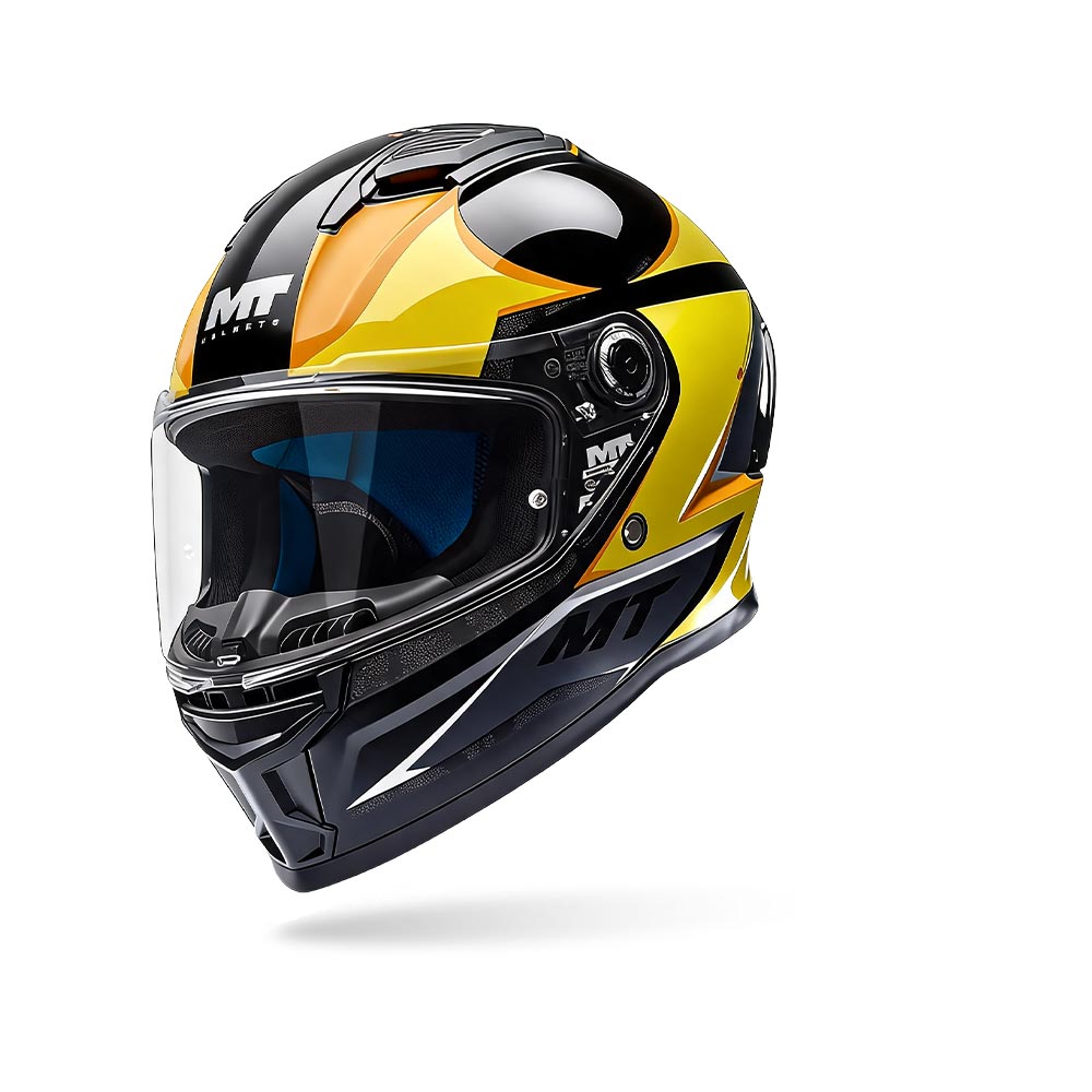 MT Helmets Stinger 2 Zap B3 Gloss Helmet