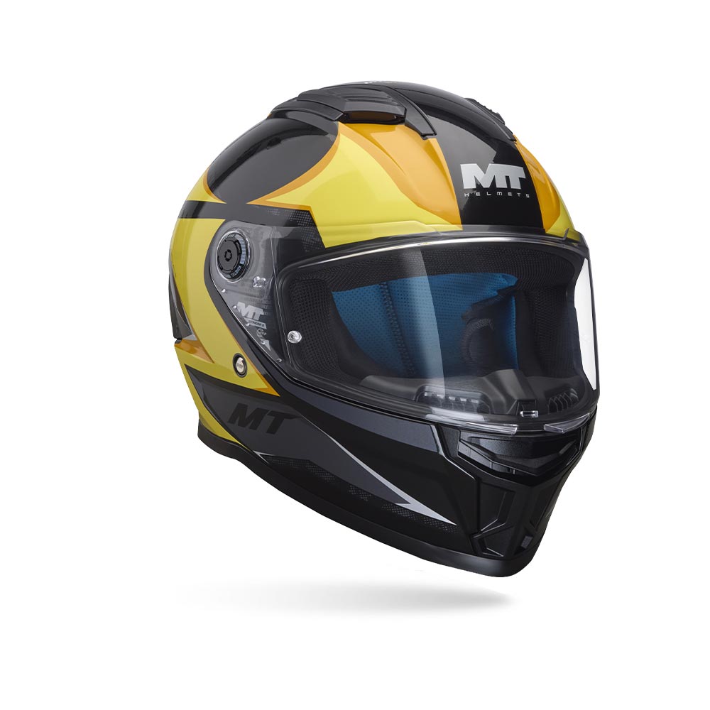MT Helmets Stinger 2 Zap B3 Gloss Helmet