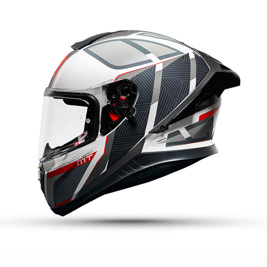 MT Helmets Thunder 3 SV Spoiler Nova A2 Gloss Red Helmet