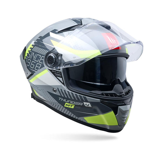 MT Helmets Thunder 4 SV Luminence Helmet H3 Fluor Gloss Riding Helmet