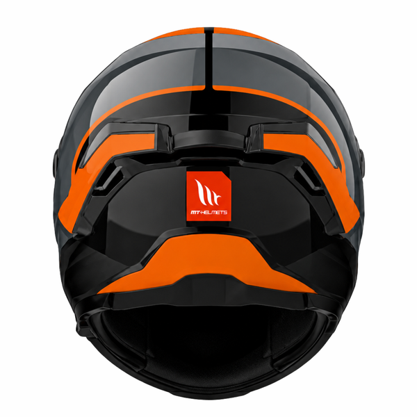 MT Helmets Thunder 4 SV R25 B4 Gloss Black Orange Helmet