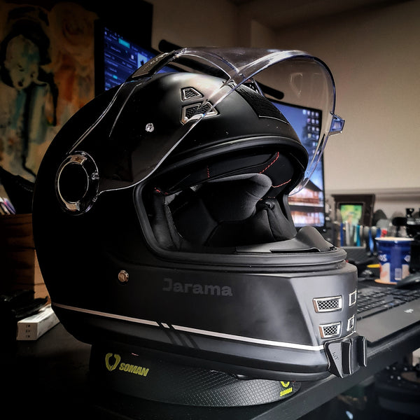 MT Jarama  Helmet Chin Mount by Motovibe
