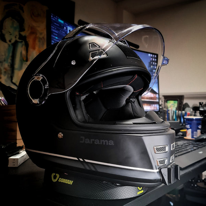 MT Jarama  Helmet Chin Mount by Motovibe