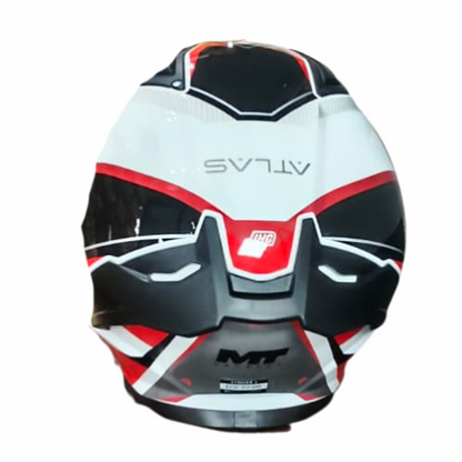 MT Stinger 2 Atlas A5 Gloss White Red - Helmet