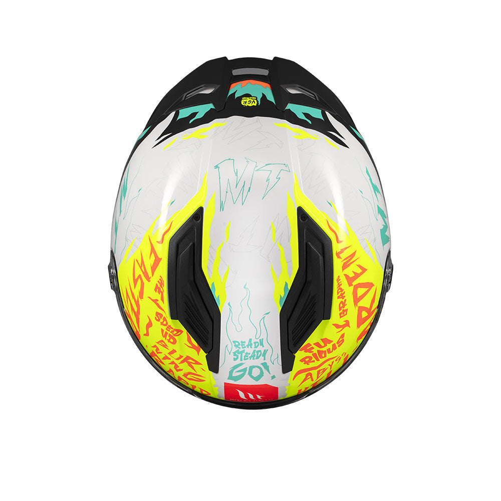 MT Stinger 2 Motorcycle Riding Helmet (Ardent A3 Gloss)