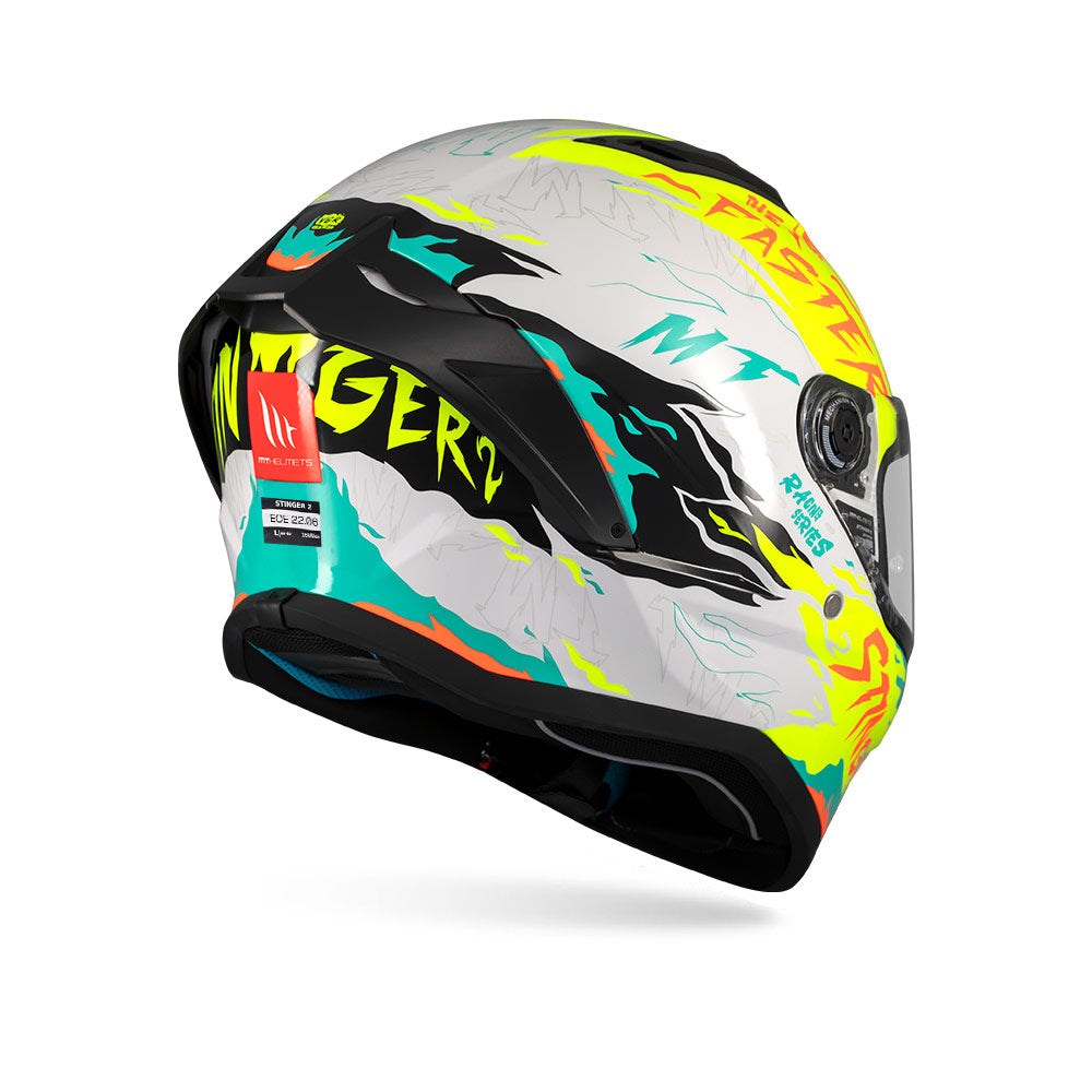 MT Stinger 2 Motorcycle Riding Helmet (Ardent A3 Gloss)