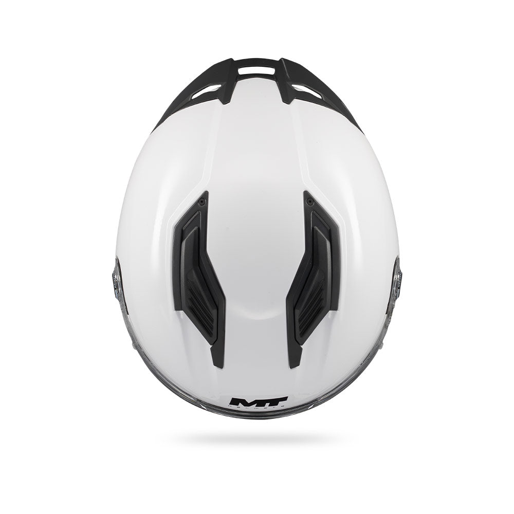 MT Stinger 2 Motorcycle Riding Helmet (Pure A0 Gloss)