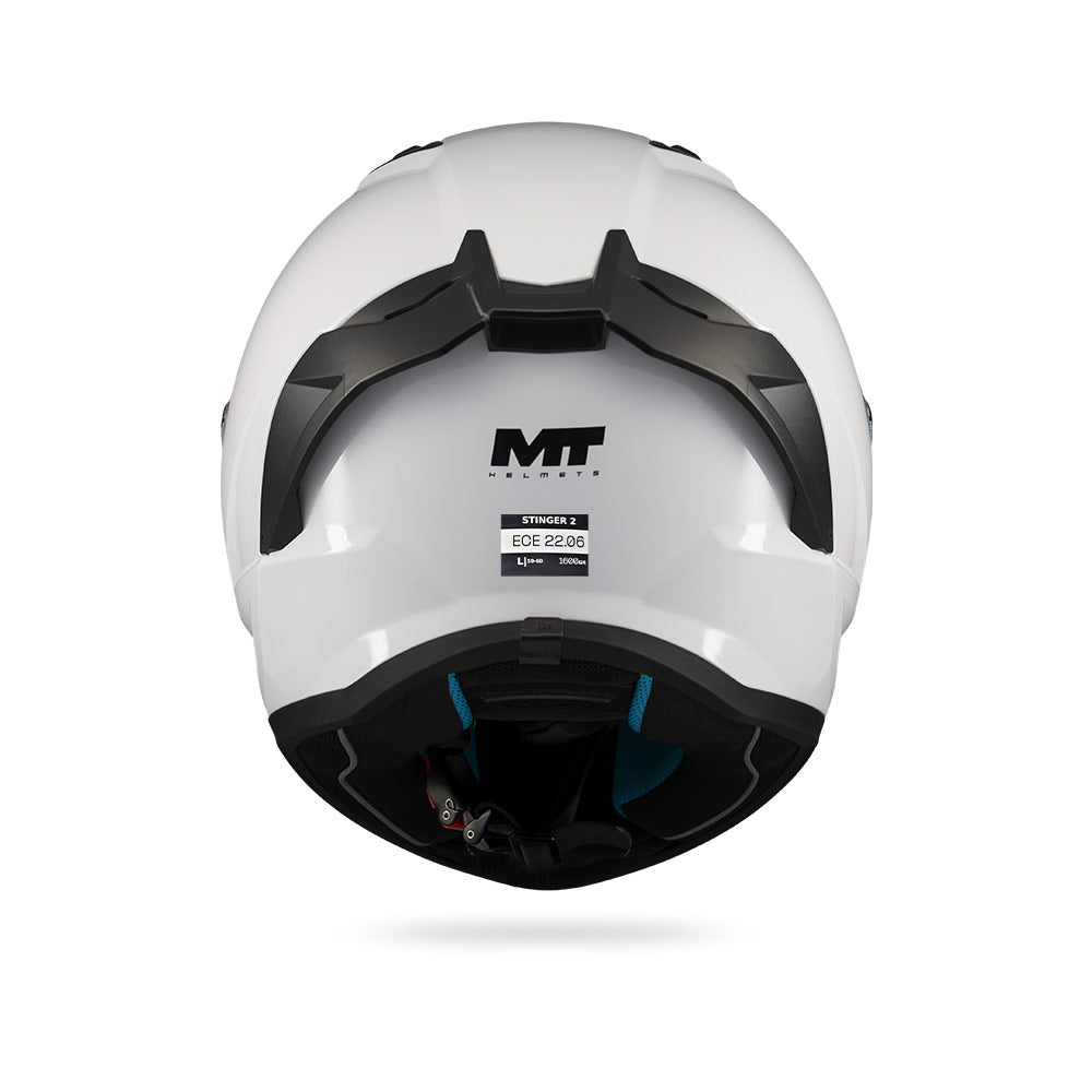 MT Stinger 2 Motorcycle Riding Helmet (Pure A0 Gloss)
