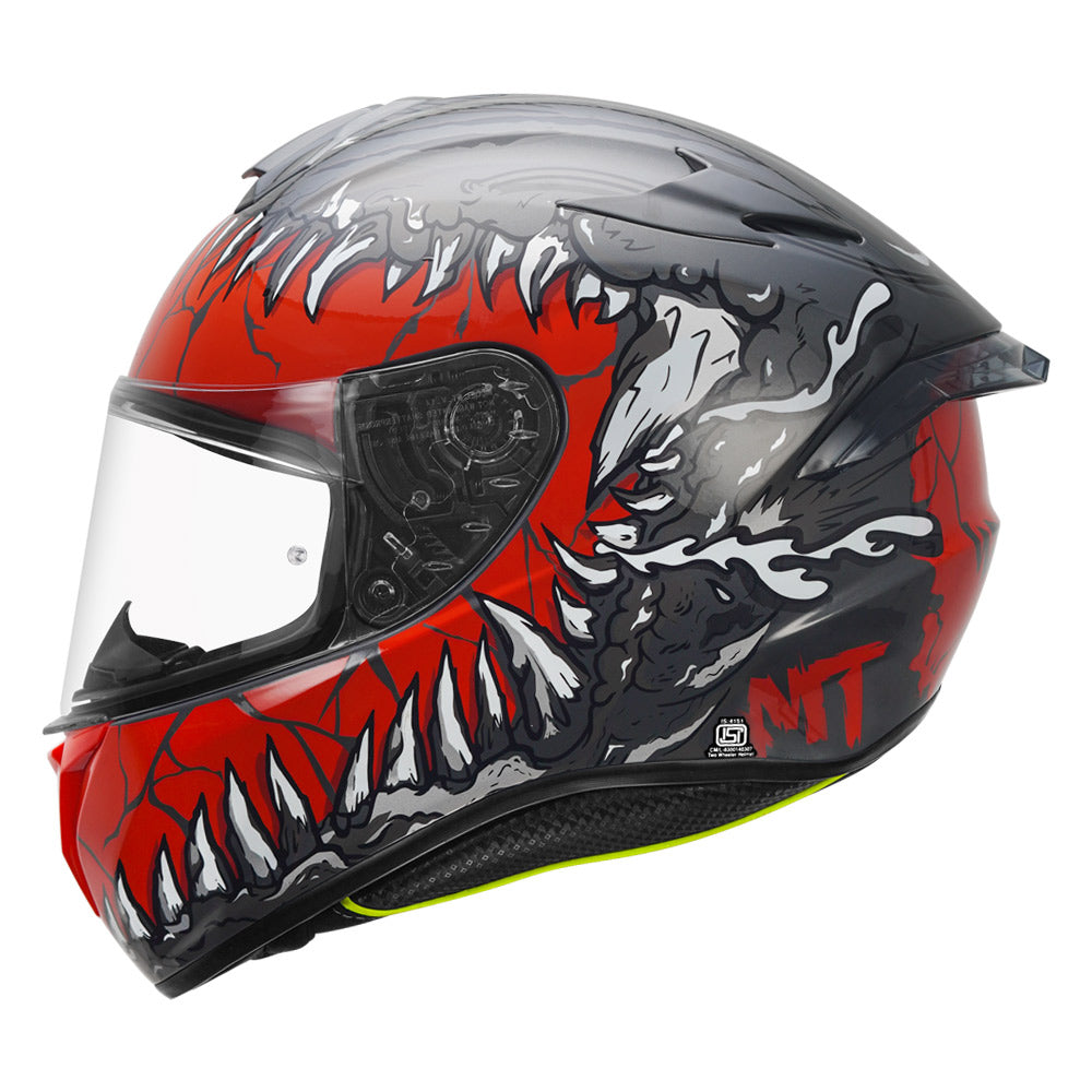 MT Targo Kraken Helmet - Black - Riders Junction