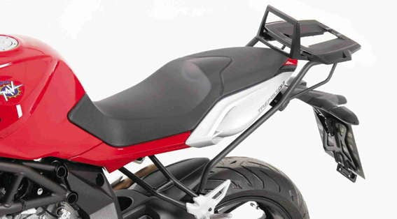 MV-AGUSTA Brutale 675 &amp; 800 Topcase Carrier - Fixed Hinge (Alu Rack) - Hepco Becker - 6507522 01 01