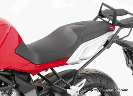 MV-AGUSTA Brutale 675 &amp; 800 Topcase Carrier - Fixed Hinge (Alu Rack) - Hepco Becker - 6507522 01 01