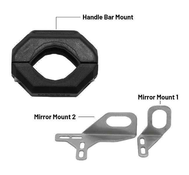 Maddog Scout-X Auxiliary Lights Pro Combo for Bikes - New 2024