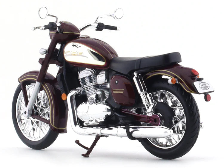 Maisto Jawa Classic Maroon 1:18 Diecast Scale Model Bike -39335MC