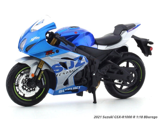 Maisto 1:18 Suzuki GSX R-1000R 2021 Diecast Model - 28-91088