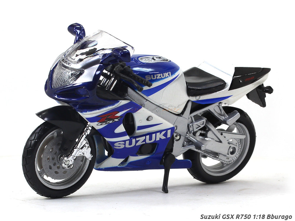 Maisto 1:18 Suzuki GSXR 750 Diecast Model - 28-91008