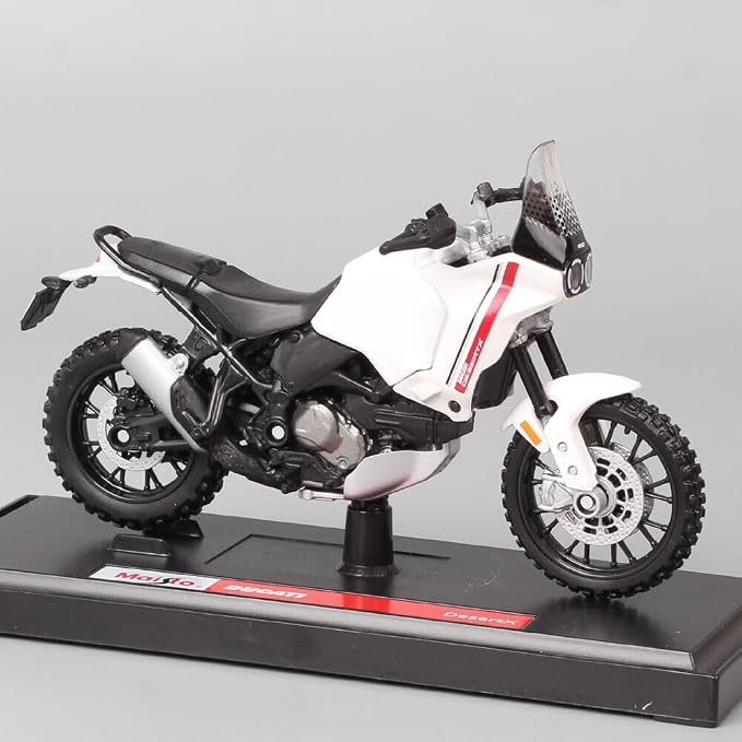 Maisto Ducati DesertX (White) 1:18 - 20-22989