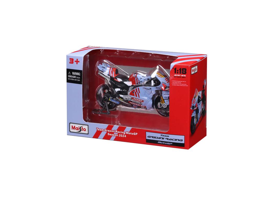 Maisto 1:18 Moto GP 2024 Gresini Racing Diecast Model - 36405