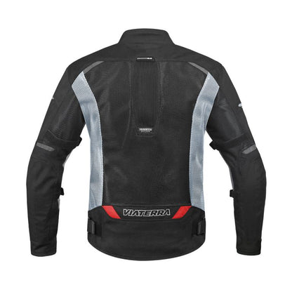 Viaterra Miller Urban Mesh Motorcycle Riding Jacket - Black - Riders Junction