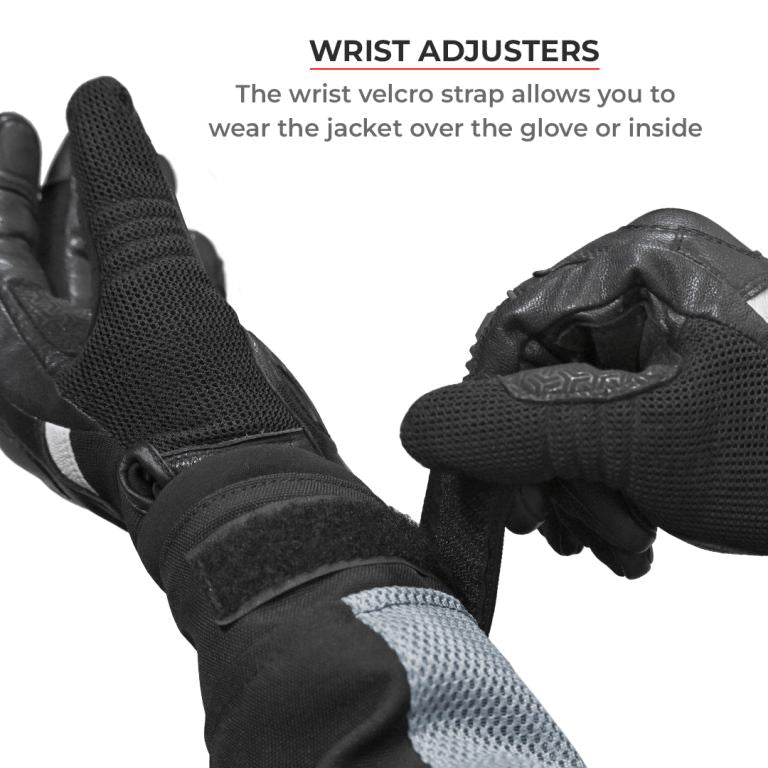 Viaterra Miller Urban Mesh Motorcycle Riding Jacket - Black - Riders Junction