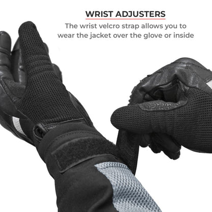 Viaterra Miller Urban Mesh Motorcycle Riding Jacket - Black - Riders Junction