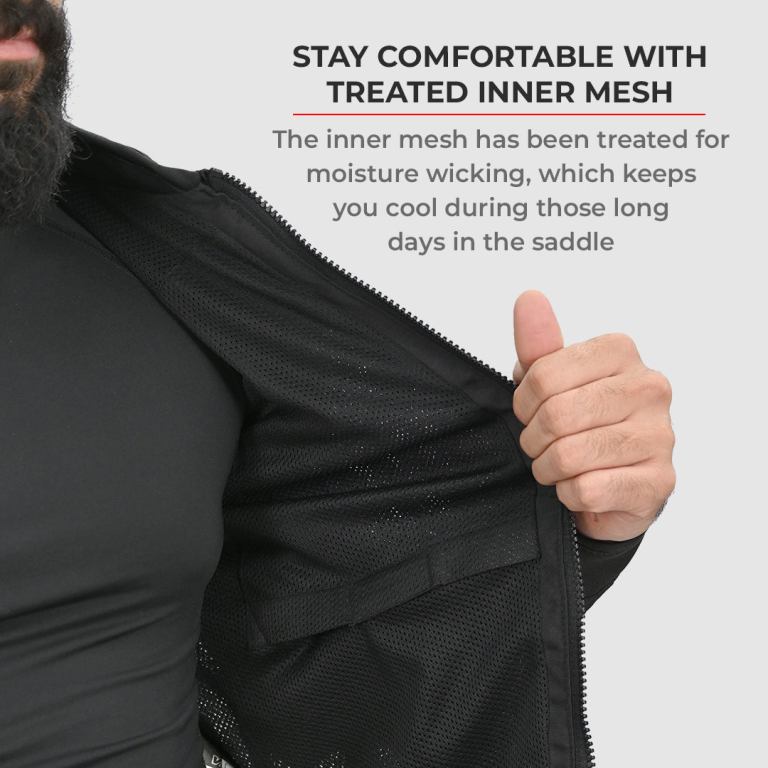 Viaterra Miller Urban Mesh Motorcycle Riding Jacket - Green - Riders Junction