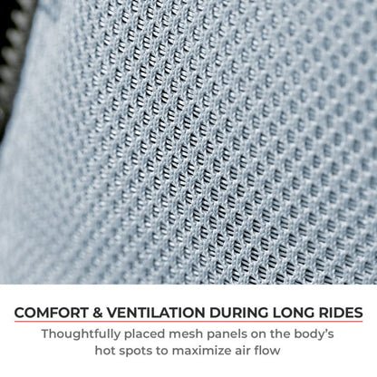 Viaterra Miller Urban Mesh Motorcycle Riding Jacket - Red - Riders Junction