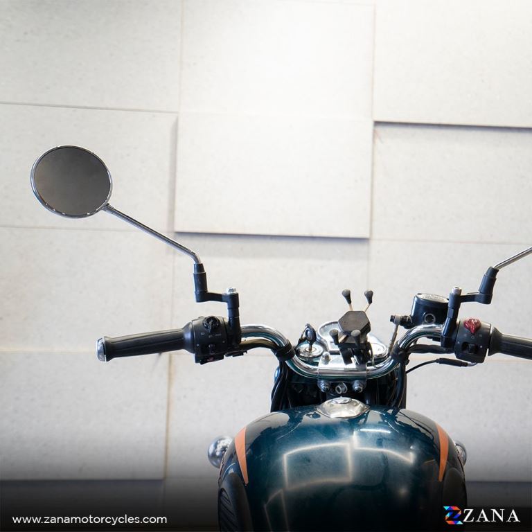 ZANA Mirror Extender Aluminum for Classic 350 Reborn - ZI-8340 - Riders Junction