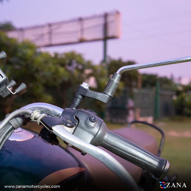 ZANA Mirror Extender Aluminum for Classic 350 Reborn - ZI-8340 - Riders Junction