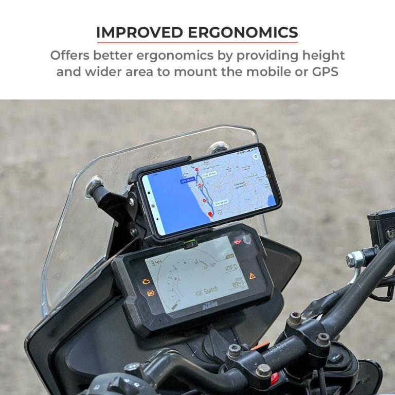 Viaterra Mobile GPS Mount Holder - KTM Adventure 250/390 - Riders Junction