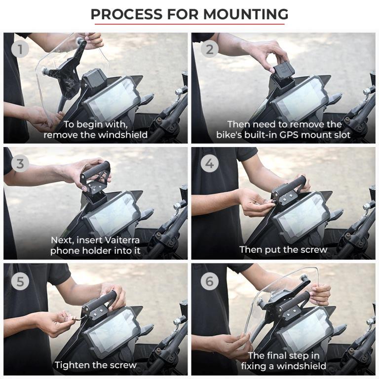 Viaterra Mobile GPS Mount Holder - KTM Adventure 250/390 - Riders Junction