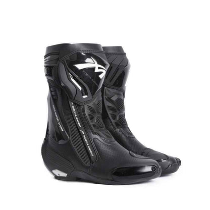 Mocha Knight Professional Racing Boots For Men (Black) MK-SHK109