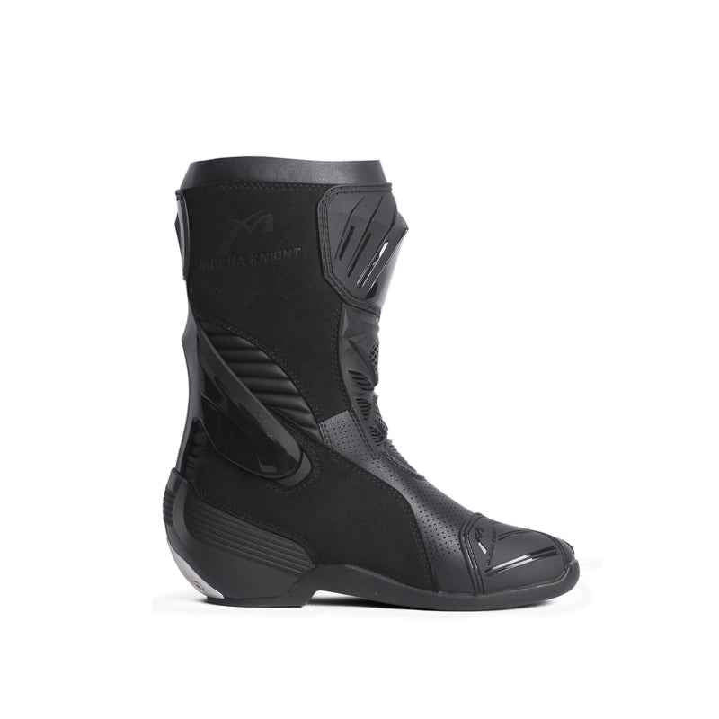 Mocha Knight Professional Racing Boots - Black