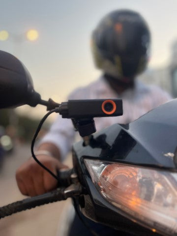 MotoCam - 2K Dashcam for 2 Wheeler by MOSFET - Riders Junction