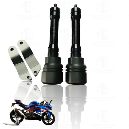 Moto Genius Frame Slider Crash Protection Guard for TVS Apache RR310 - Black