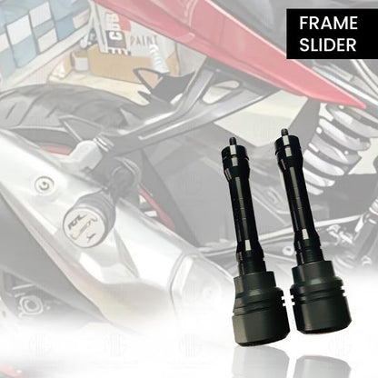 Moto Genius Frame Slider Crash Protection Guard for TVS Apache RR310 - Black