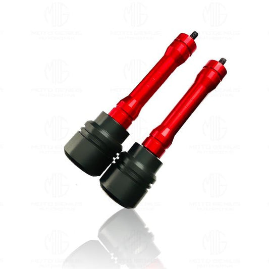 Moto Genius Frame Slider Crash Protection Guard for TVS Apache RR310 - Red