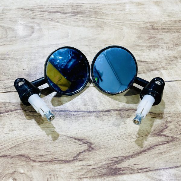 Moto Genius Original Superior (Anti Glare) Universal And Adjustable Handlebar Rear View Mirror