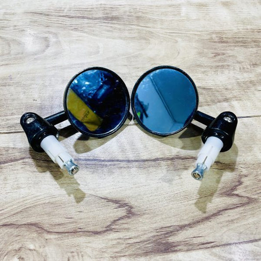 Moto Genius Original Superior (Anti Glare) Universal And Adjustable Handlebar Rear View Mirror