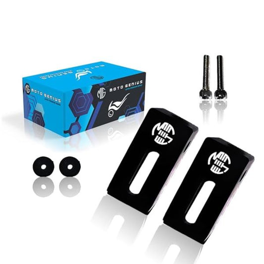 Moto Genius Universal Fog Light Clamp Universal Durable Handlebar Mounting Solution (pack of 2) 60mm