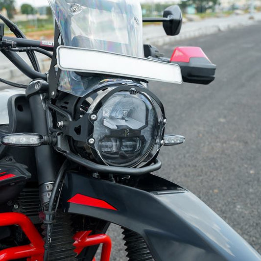 Moto Torque Acryclic Head Light Guard For Xpulse 210