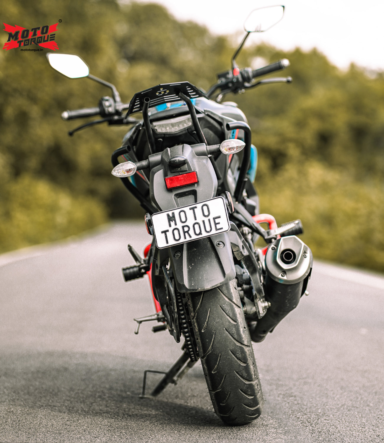 Moto Torque Alpha Yamaha MT-15 Crash Guard v2.0 (Red)-YAMAHAMT-00007