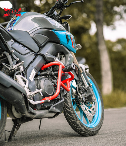Moto Torque Alpha Yamaha MT-15 Crash Guard v2.0 (Red)-YAMAHAMT-00007