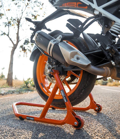 Moto Torque Bullet Classic Paddock Stand - Red