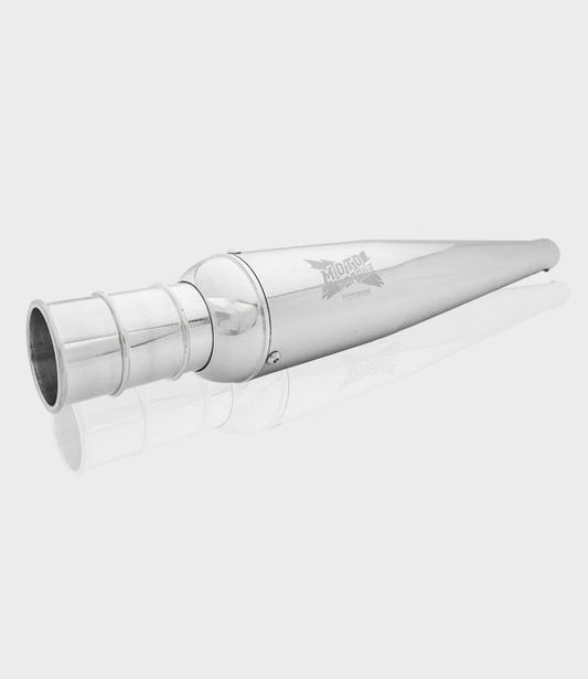 Moto Torque Chrome Platted Performance Exhaust-Beat - Chrome