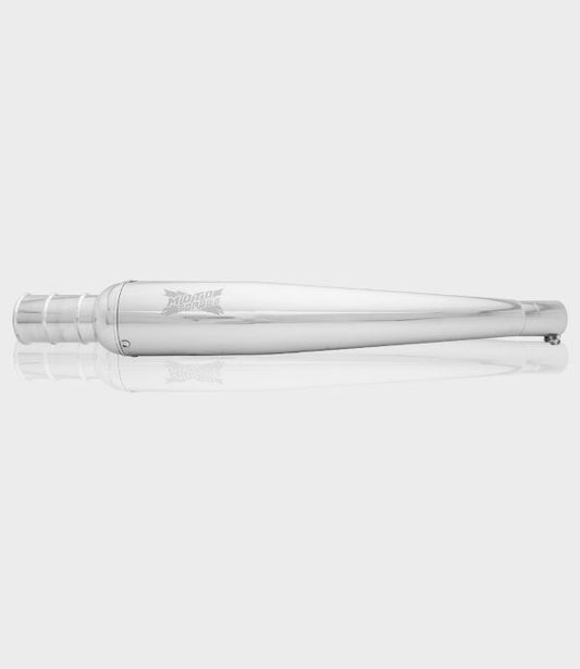 Moto Torque Chrome Platted Performance Exhaust-Beat - Chrome